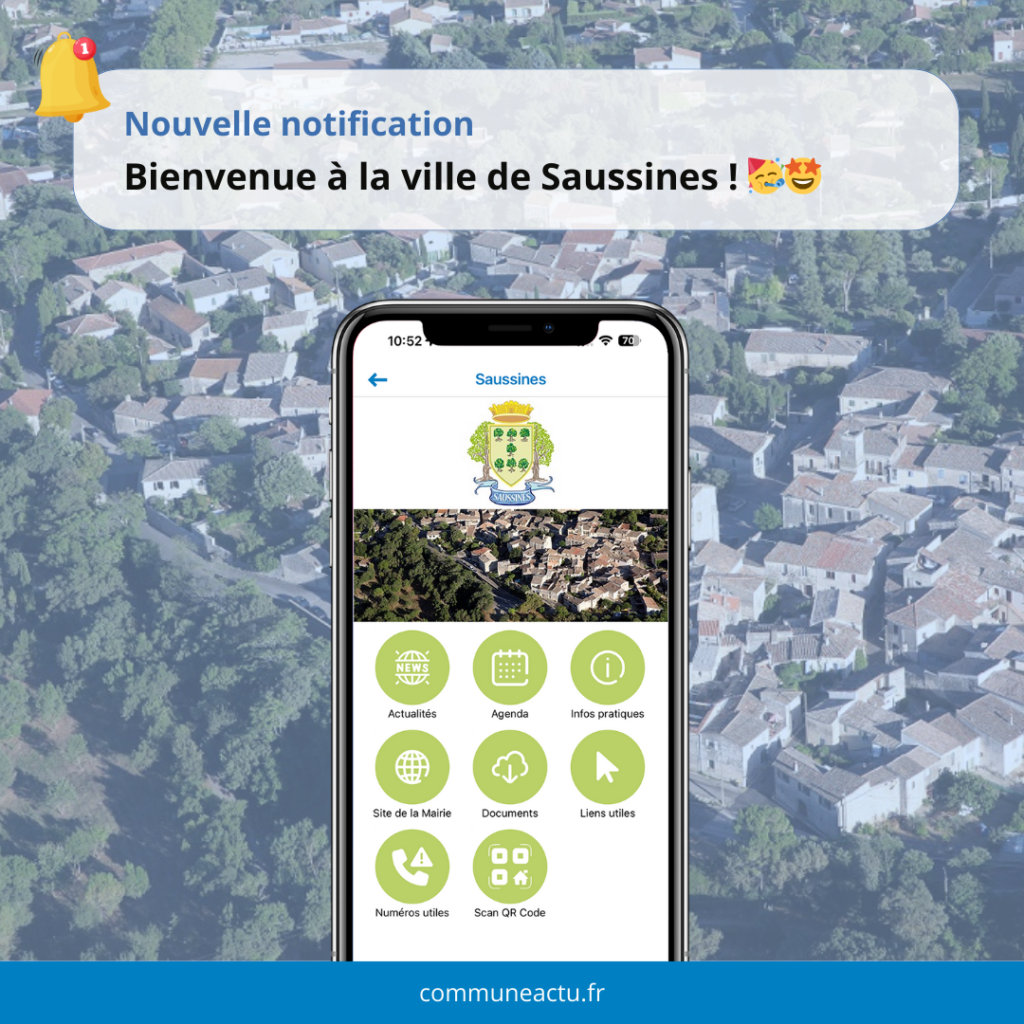 Saussines - Nouvelle notification